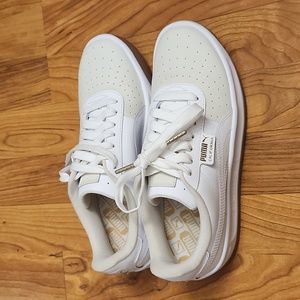 Puma California Exotic Women’s - Whisper White - White - White Gold. Size 8